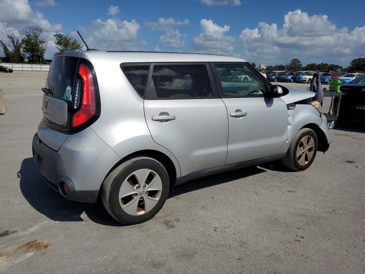 KIA SOUL 2014 silver  gas KNDJN2A20E7739384 photo #4