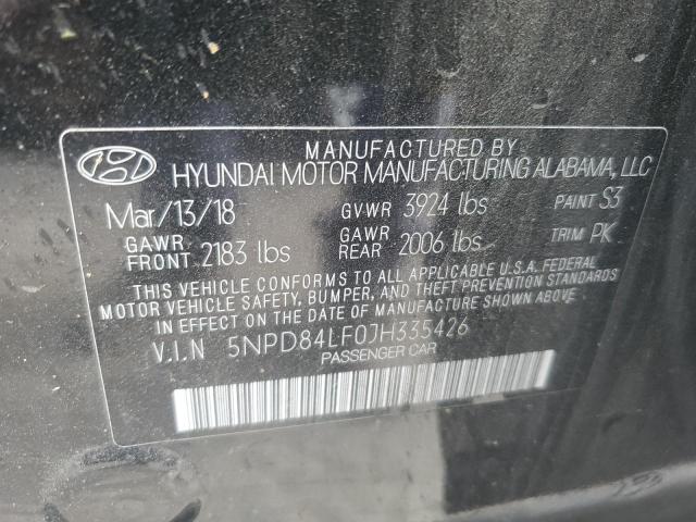 2018 HYUNDAI ELANTRA SE - 5NPD84LF0JH335426
