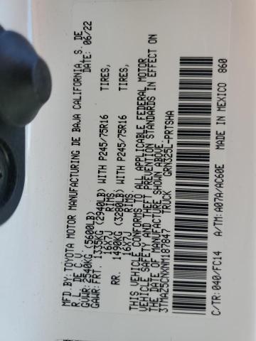 2022 TOYOTA TACOMA DOU - 3TMAZ5CNXNM187847
