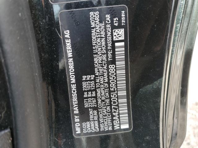 2020 BMW 440XI WBA4Z7C05L5R05088