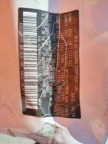 2020 SUBARU ASCENT PRE - 4S4WMAHD1L3473612