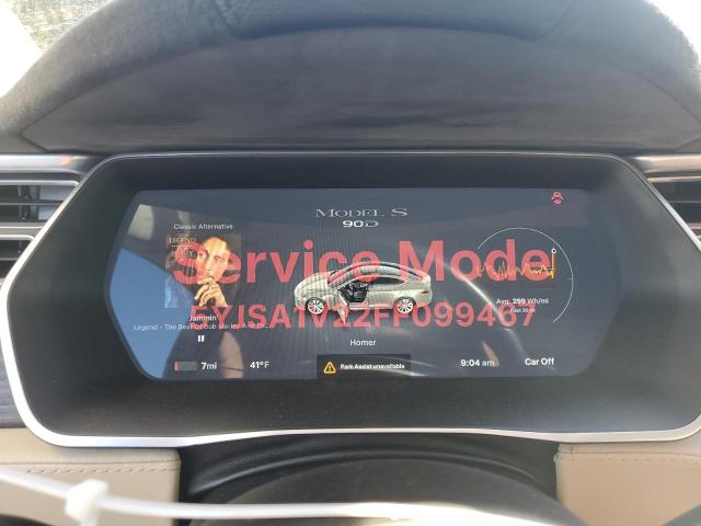 2015 TESLA MODEL S 90 5YJSA1V22FF099467