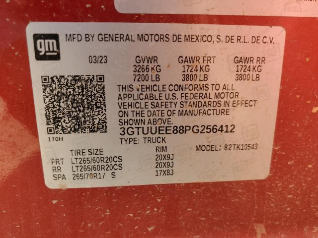 2023 GMC SIERRA K15 - 3GTUUEE88PG256412
