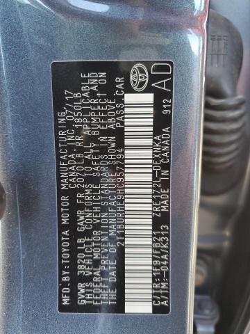 2017 TOYOTA COROLLA L - 2T1BURHE9HC957794