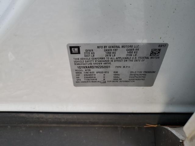 2017 CADILLAC XT5 - 1GYKNARS7HZ262801
