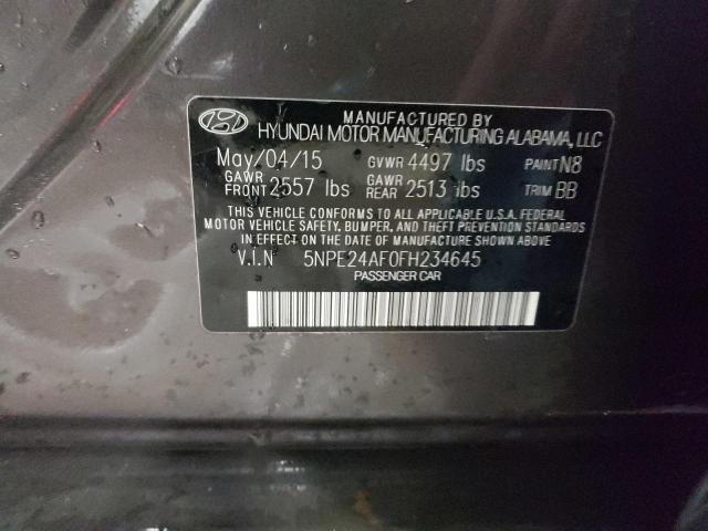 2015 HYUNDAI SONATA SE - 5NPE24AF0FH234645