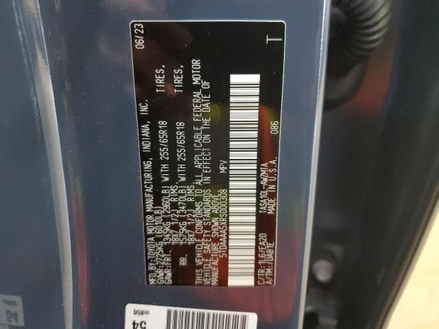 2024 TOYOTA GRAND HIGH - 5TDAAAA5XRS000308