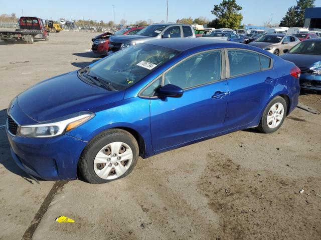 KIA FORTE LX 2017 blue  gas 3KPFK4A7XHE092082 photo #1