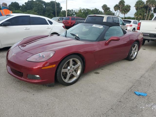 CHEVROLET CORVETTE 2007 burgundy converti gas 1G1YY36UX75106016 photo #1