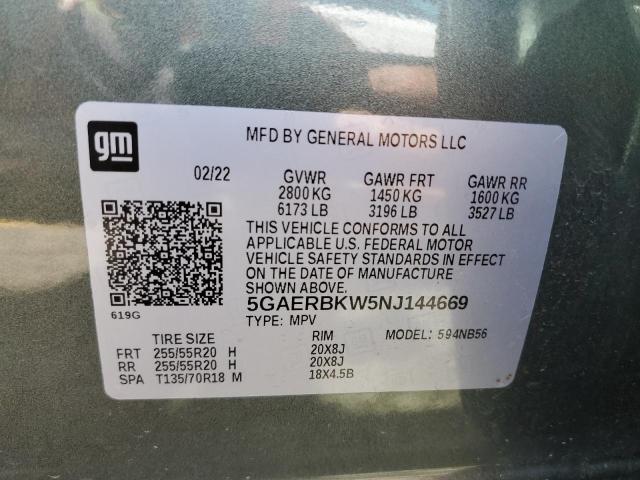 2022 BUICK ENCLAVE ES - 5GAERBKW5NJ144669