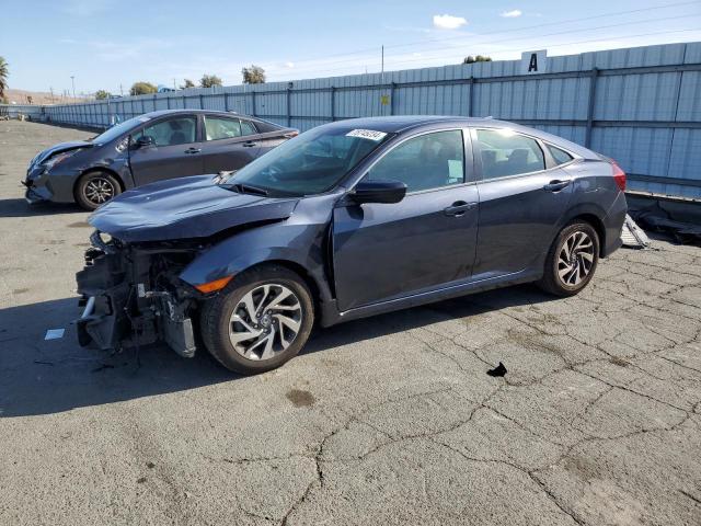 HONDA CIVIC EX 2018 gray  gas 2HGFC2F70JH571732 photo #1