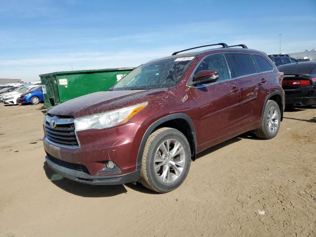 2015 TOYOTA HIGHLANDER - 5TDJKRFH9FS117128