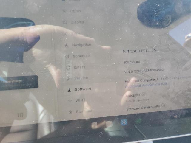 2022 TESLA MODEL 3 - 5YJ3E1EAXNF304502
