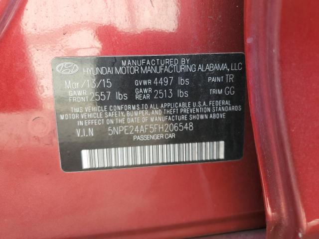 2015 HYUNDAI SONATA SE - 5NPE24AF5FH206548