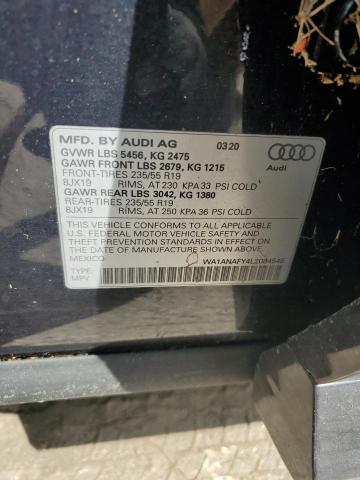 VIN WA1ANAFY4L2084545 2020 Audi Q5, Premium no.14