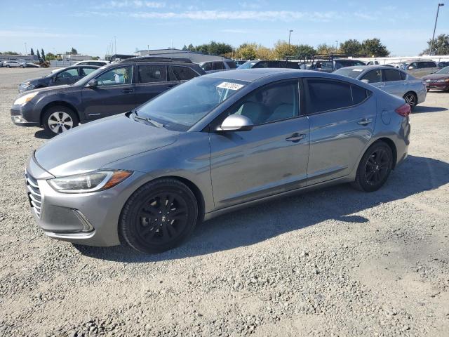 HYUNDAI ELANTRA SE 2018 gray  gas KMHD84LF7JU616236 photo #1