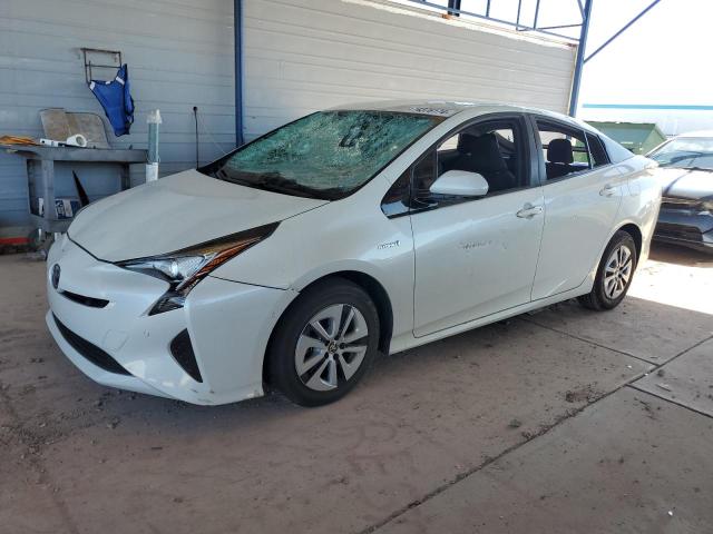 TOYOTA PRIUS 2017 white  hybrid engine JTDKBRFU3H3049978 photo #1