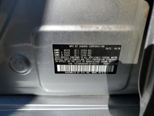 2019 SUBARU LEGACY 2.5 - 4S3BNAB66K3015511