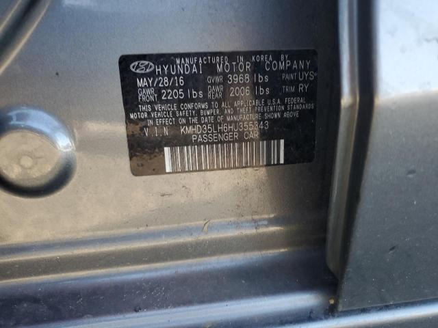 2017 HYUNDAI ELANTRA GT - KMHD35LH6HU355343