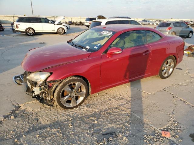 LEXUS IS 250 2010 red  gas JTHFF2C26A2503327 photo #1