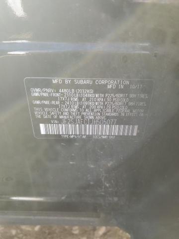 2018 SUBARU FORESTER 2 - JF2SJAEC1JH505077