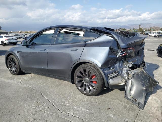 TESLA MODEL Y 2021 gray  electric 5YJYGDEF2MF270180 photo #3