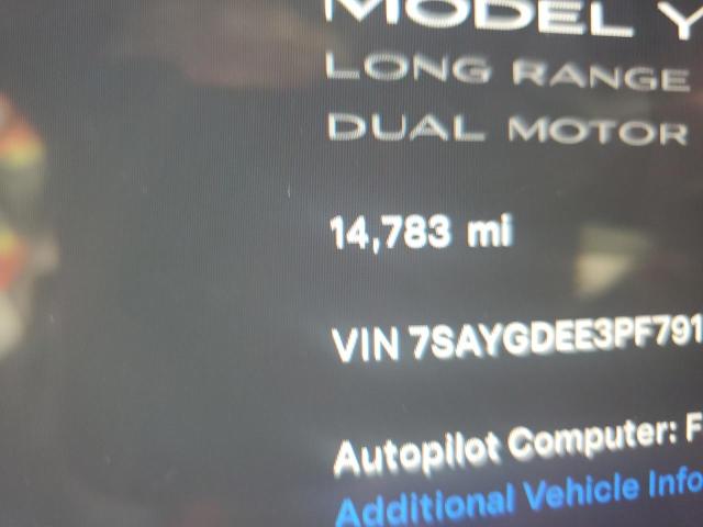 2023 TESLA MODEL Y - 7SAYGDEE3PF791732