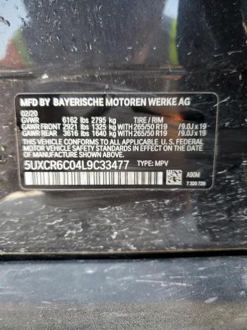 2020 BMW X5 XDRIVE4 - 5UXCR6C04L9C33477