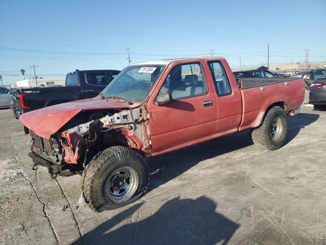 TOYOTA PICKUP 1/2 1990 red club cab gas JT4VN13G4L5024413 photo #1