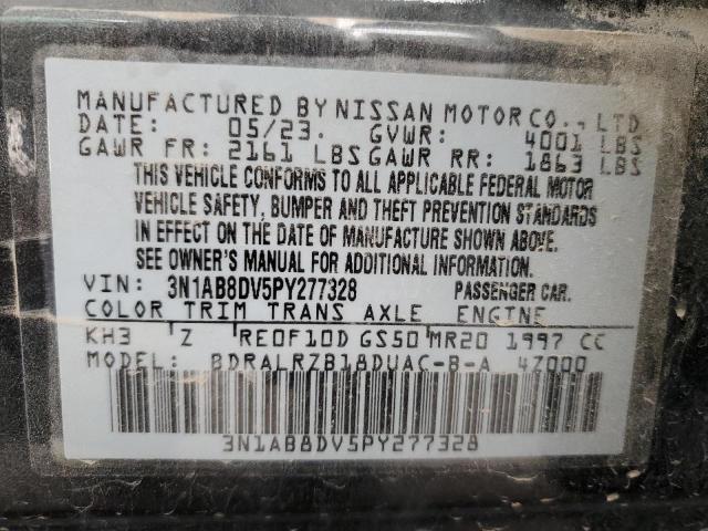 2023 NISSAN SENTRA - 3N1AB8DV5PY277328