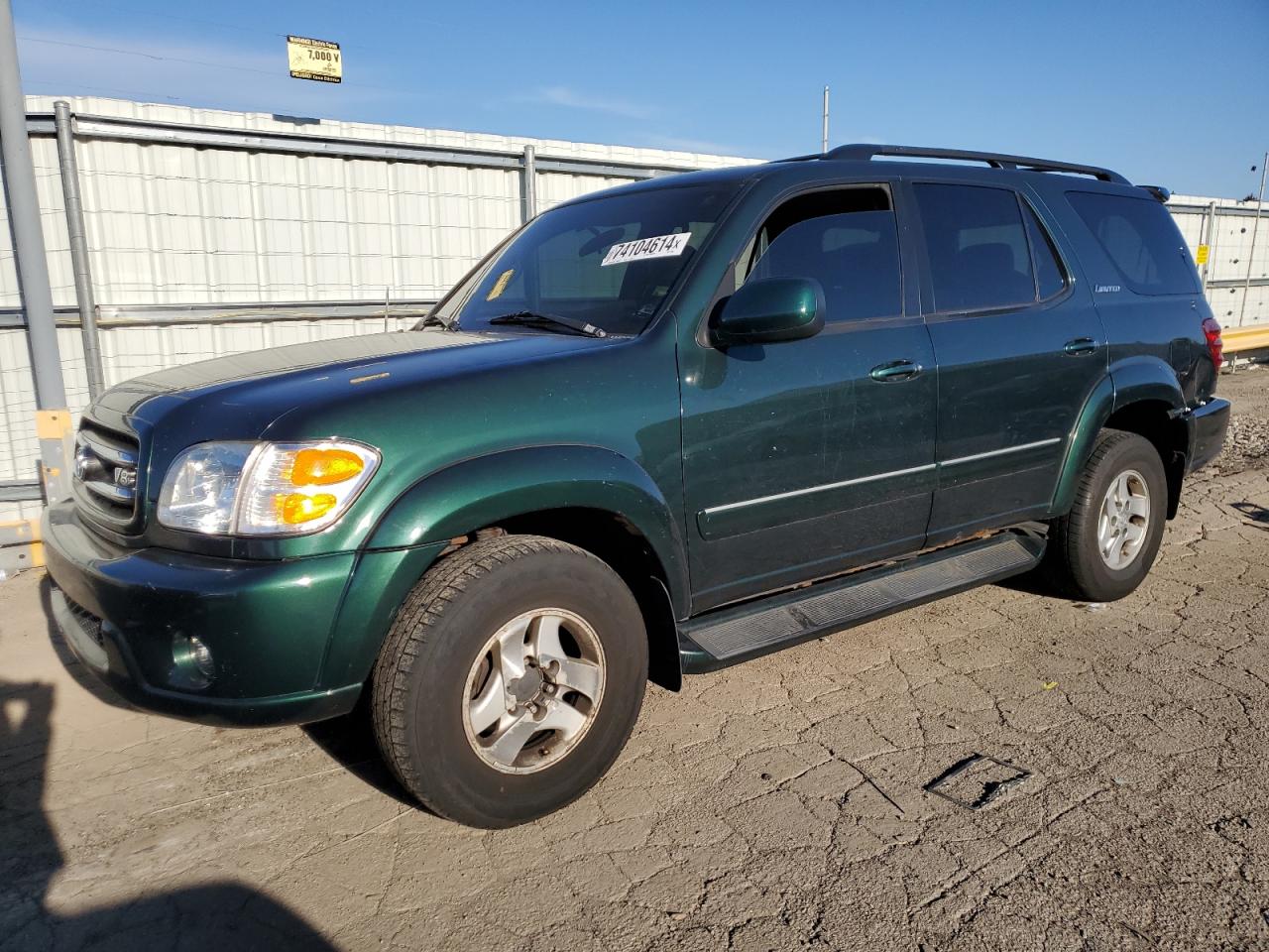 Lot #2925620507 2001 TOYOTA SEQUOIA LI