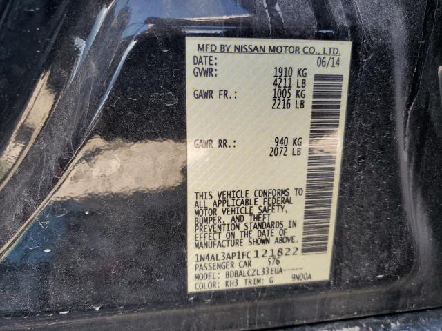 2015 NISSAN ALTIMA 2.5 - 1N4AL3AP1FC121822