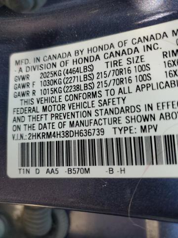 VIN 2HKRM4H38DH636739 2013 Honda CR-V, LX no.13