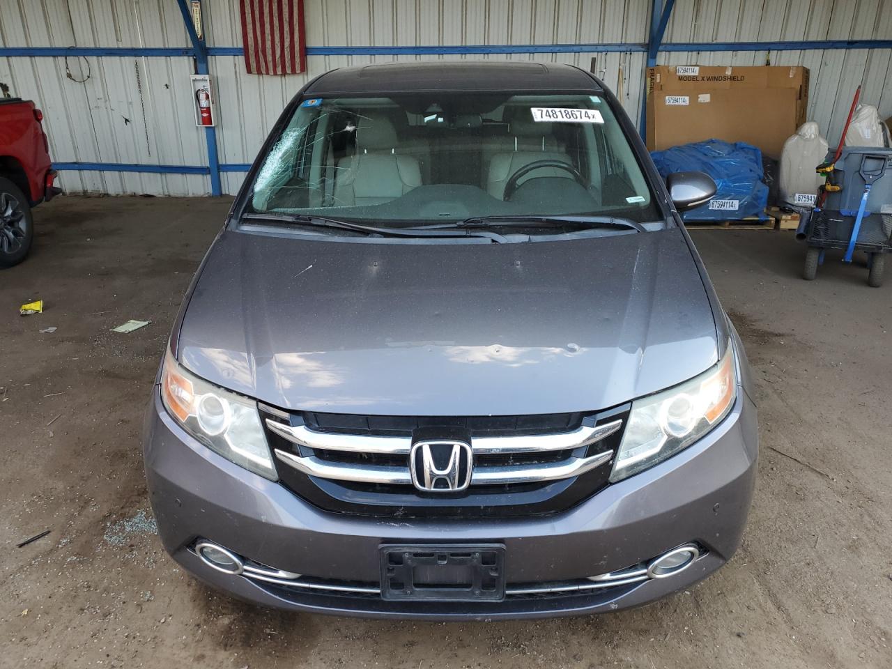 Lot #2926509367 2015 HONDA ODYSSEY TO