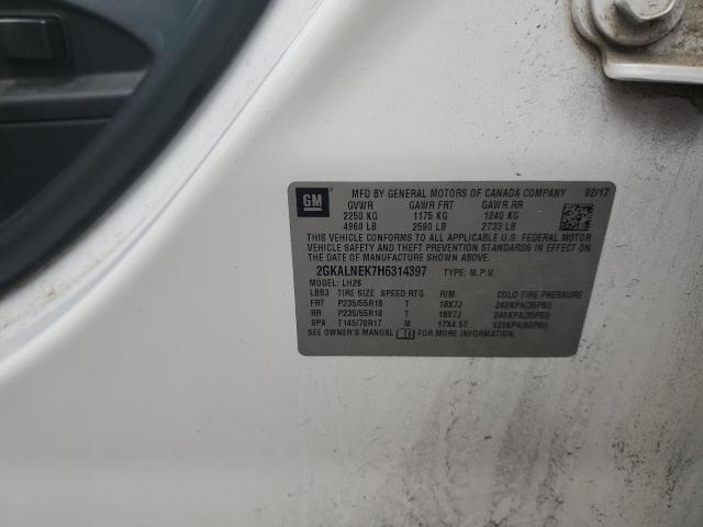 2017 GMC TERRAIN SL - 2GKALNEK7H6314397