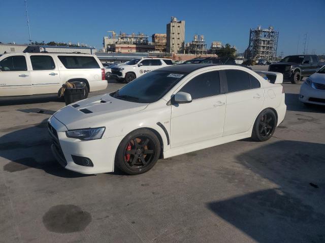 MITSUBISHI LANCER EVO 2014 white sedan 4d gas JA32W8FV5EU023703 photo #1