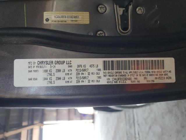 VIN 1C4NJRFB1ED824881 2014 Jeep Patriot, Latitude no.12