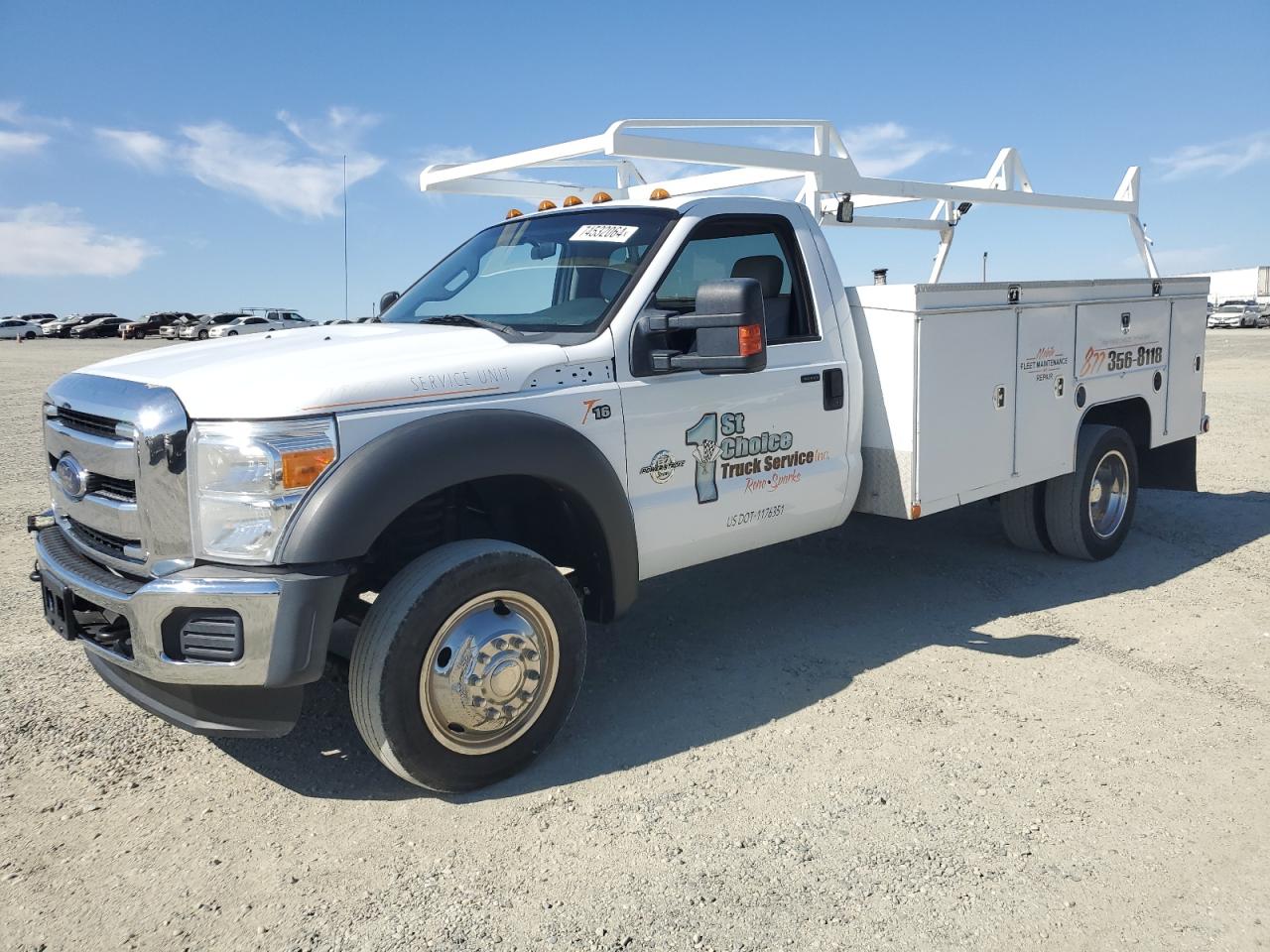 FORD F450 SUPER 2012 white chassis diesel 1FDUF4GT0CEA88655 photo #1