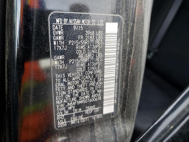 2016 NISSAN JUKE S - JN8AF5MR5GT600678