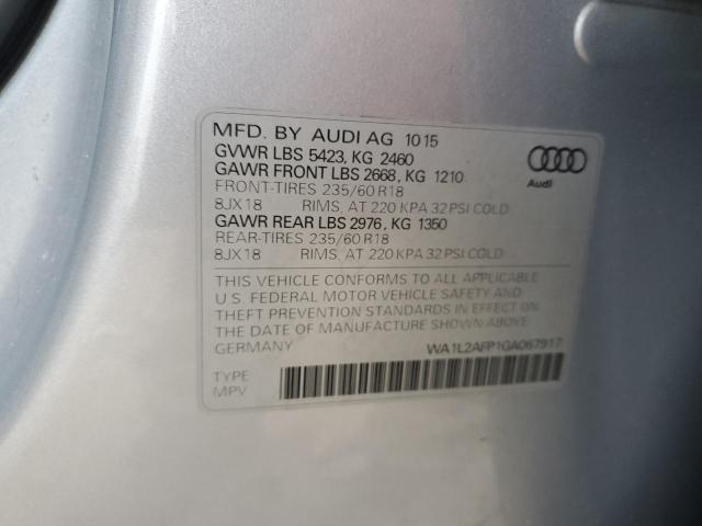 VIN WA1L2AFP1GA067917 2016 AUDI Q5 no.13