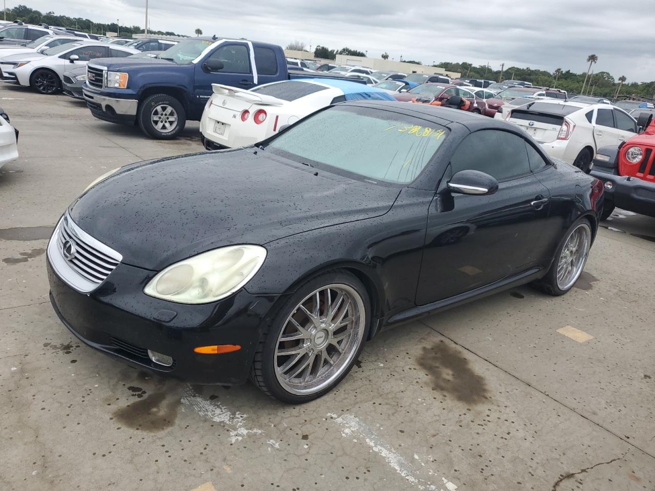 LEXUS SC 430 2002 black  gas JTHFN48Y720010815 photo #1