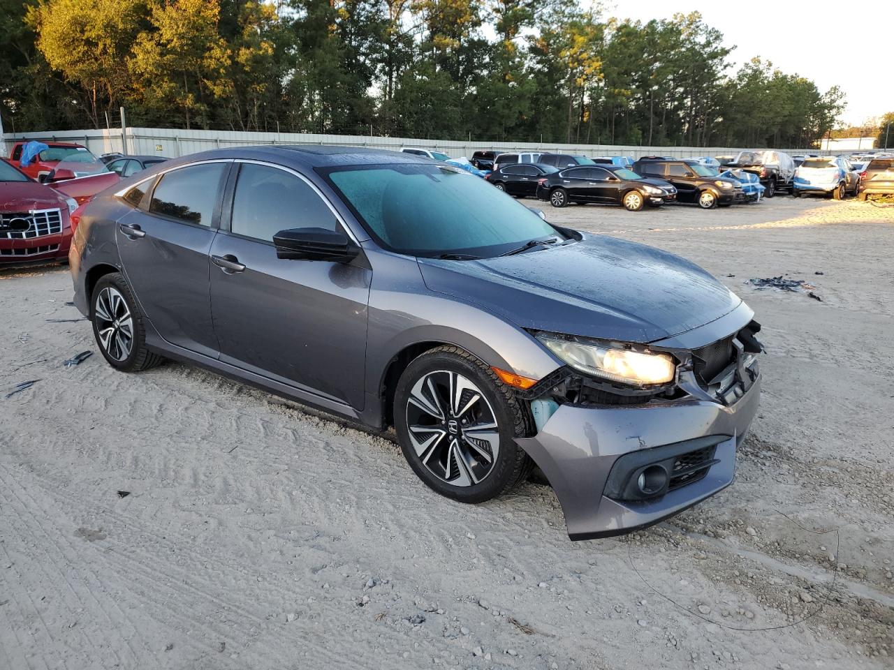 Lot #3030719141 2017 HONDA CIVIC EX