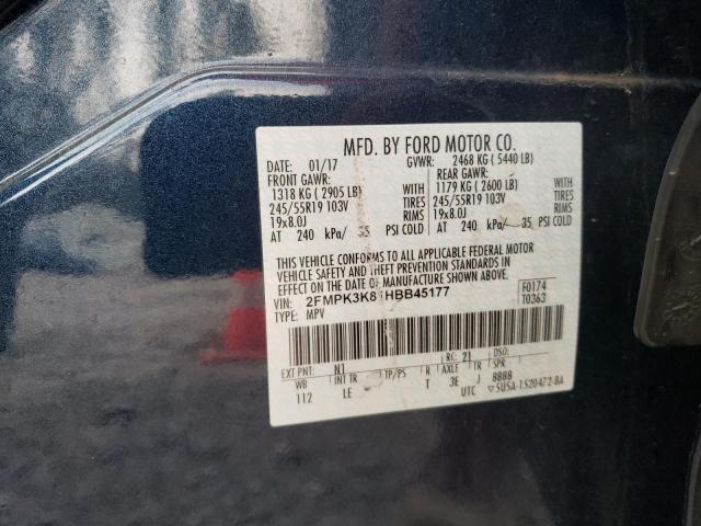2017 FORD EDGE TITAN - 2FMPK3K81HBB45177