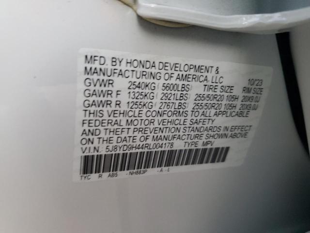 2024 ACURA MDX TECHNO - 5J8YD9H44RL004178