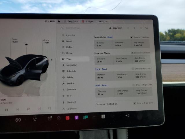 2022 TESLA MODEL Y - 7SAYGDEFXNF540048
