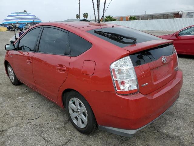 TOYOTA PRIUS 2007 red  hybrid engine JTDKB20U977685473 photo #3