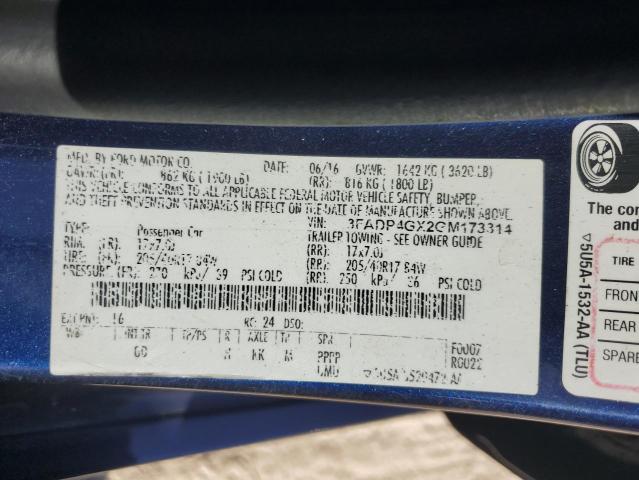2016 FORD FIESTA ST - 3FADP4GX2GM173314