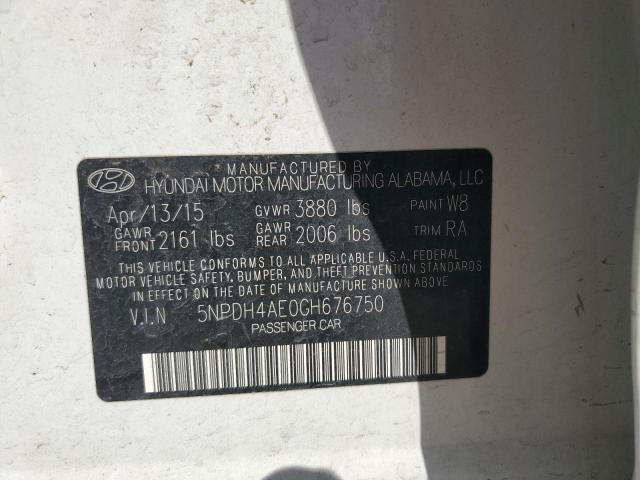 2016 HYUNDAI ELANTRA SE - 5NPDH4AE0GH676750