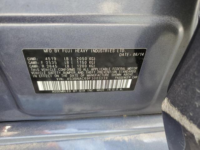 2015 SUBARU LEGACY 2.5 - 4S3BNAC69F3003339