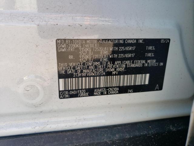 VIN 2T3H1RFV6RW335134 2024 Toyota RAV4, LE no.13